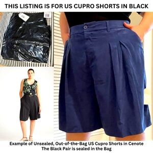 Winter Sabbatical Pleated Shorts | NWT IN BAG Universal Standard | BLACK | 22-24